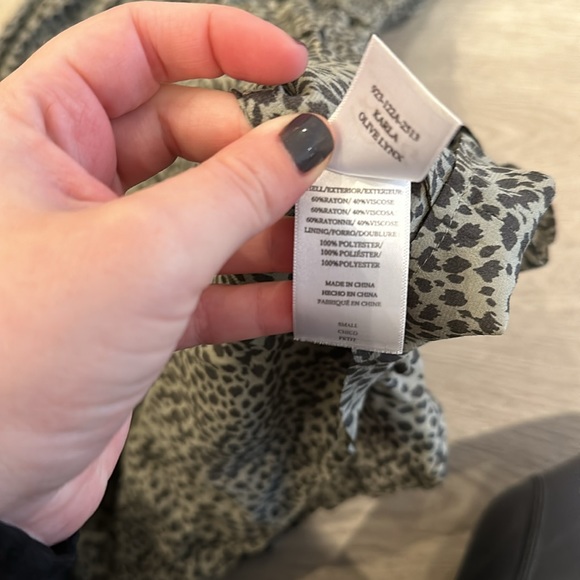 Rails Karla Mini Dress in Olive Lynx - Picture 5 of 6